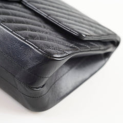 Chanel So Black Reissue 2.55 Flap Chevron Lambskin