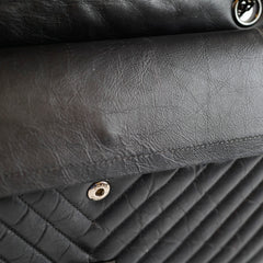 Chanel So Black Reissue 2.55 Flap Chevron Lambskin