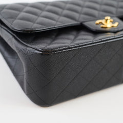 Chanel Jumbo Classic Flap Caviar Black (Series 23)