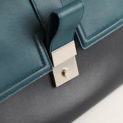 Bottega Veneta Medium Piazza Bag Petrol Green/Black/Blue