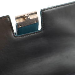 Bottega Veneta Medium Piazza Bag Petrol Green/Black/Blue