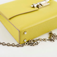 Hermes Verrou Mini Lime C Stamp Chevre