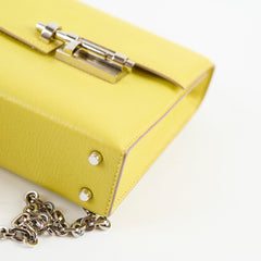 Hermes Verrou Mini Lime C Stamp Chevre