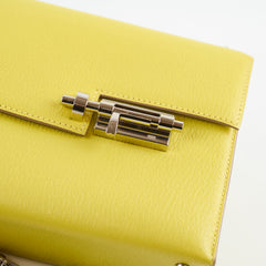 Hermes Verrou Mini Lime C Stamp Chevre