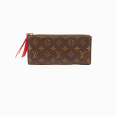 Louis Vuitton Long Wallet Monogram/Red