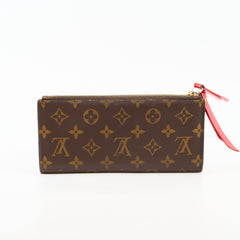 Louis Vuitton Long Wallet Monogram/Red