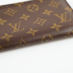 Louis Vuitton Long Wallet Monogram/Red