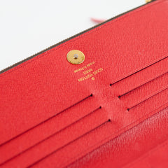 Louis Vuitton Long Wallet Monogram/Red