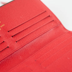 Louis Vuitton Long Wallet Monogram/Red