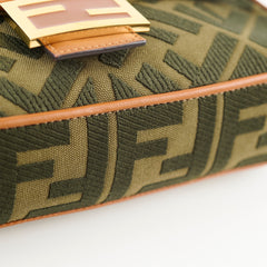 Fendi Medium Baguette Khaki Zucca