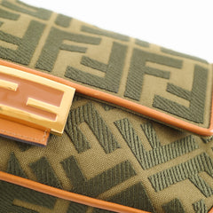 Fendi Medium Baguette Khaki Zucca