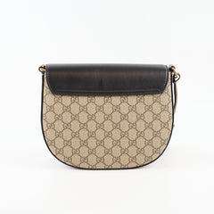 Gucci Padlock Medium GG Supreme Shoulder Bag Brown/Black