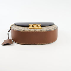 Gucci Padlock Medium GG Supreme Shoulder Bag Brown/Black