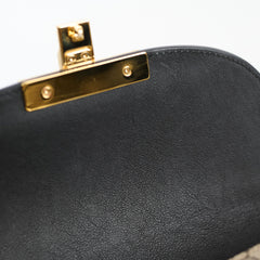 Gucci Padlock Medium GG Supreme Shoulder Bag Brown/Black