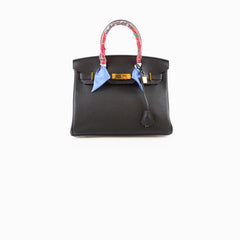 Hermes Birkin 30 Togo Noir Y Stamp