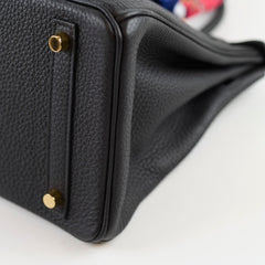 Hermes Birkin 30 Togo Noir Y Stamp