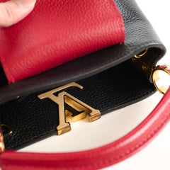 Louis vuitton Capucines Mini Black / Red