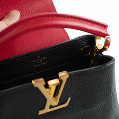 Louis vuitton Capucines Mini Black / Red