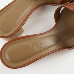 Hermes Oasis Sandals Gold Size 36