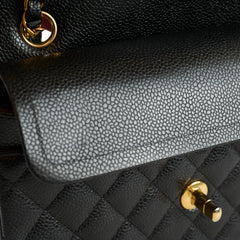 Chanel Small Classic Flap Caviar Black GHW
