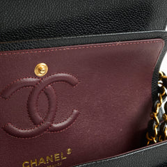 Chanel Small Classic Flap Caviar Black GHW