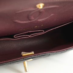 Chanel Small Classic Flap Caviar Black GHW