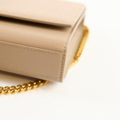 Saint Laurent Small Kate Bag Beige