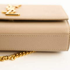 Saint Laurent Small Kate Bag Beige