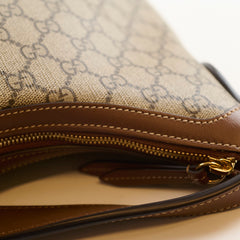 Gucci Linea A GG Supreme Hobo Bag Monogram