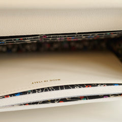 Chanel Wallet on Chain WOC White Caviar Microchip