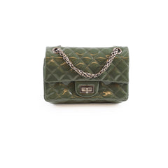 Chanel 2.55 224 Reissue Flap Army Green Patent