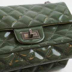 Chanel 2.55 224 Reissue Flap Army Green Patent