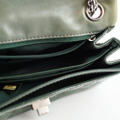 Chanel 2.55 224 Reissue Flap Army Green Patent