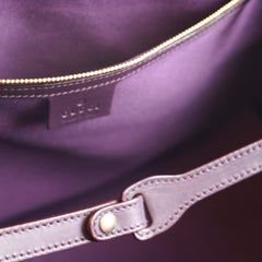 Gucci Horsebit Glam Purple Shoulder Bag