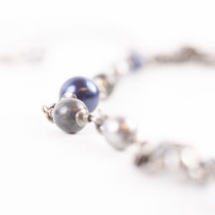 Chanel CC Beaded Crystal Double Strand Necklace