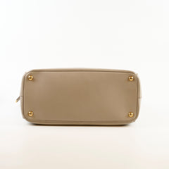 Prada Saffiano Galleria Large Tote Light Grey