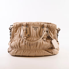 Prada Nappa Gaufre Bag Beige