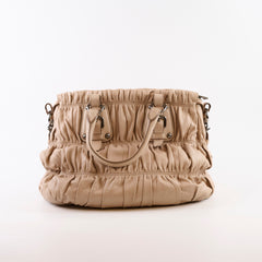 Prada Nappa Gaufre Bag Beige