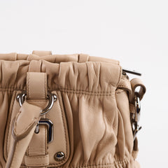 Prada Nappa Gaufre Bag Beige