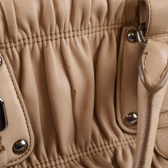 Prada Nappa Gaufre Bag Beige