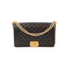 Chanel Old Medium Boy Bag Black