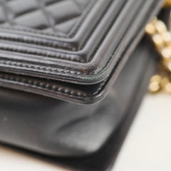 Chanel Old Medium Boy Bag Black