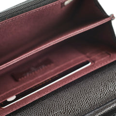 Chanel Mini Wallet on chain WOC Black Caviar 30 Series