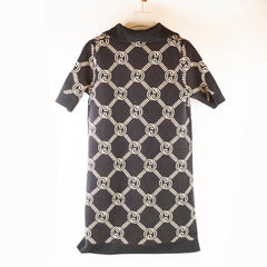 Gucci Reversible GG Jacquard Dress Wool