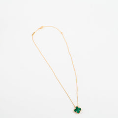 Van Cleef & Arpels Vintage Malachite Necklace