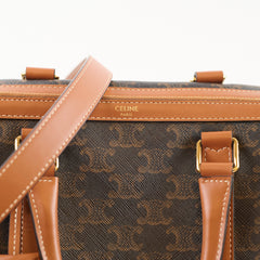 Celine Large Boston Monogram Canvas