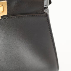 Fendi Mini Peekaboo Calfskin Black