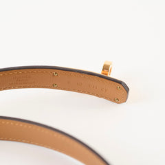 Hermes Kelly 18 Belt Epsom Gold