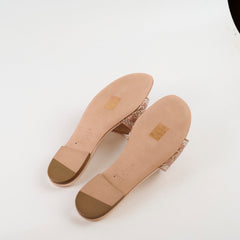 Christian Dior Dway Slide Sandals Rose Gold