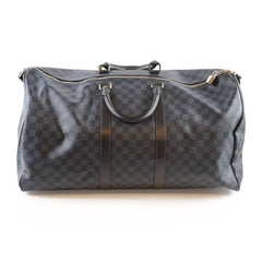 Louis Vuitton Keepall 55 Bandoulière Damier Graphite canvas Black/Navy